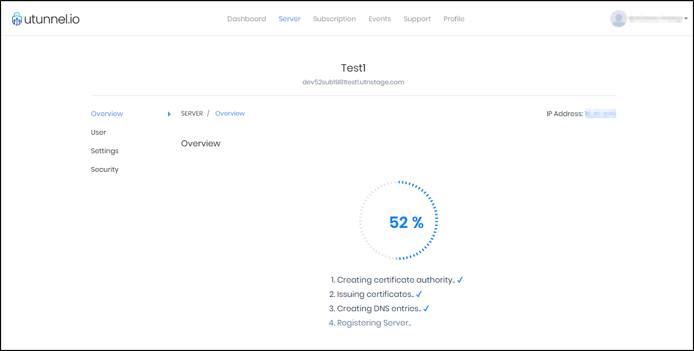 UTunnel Dashboard setup